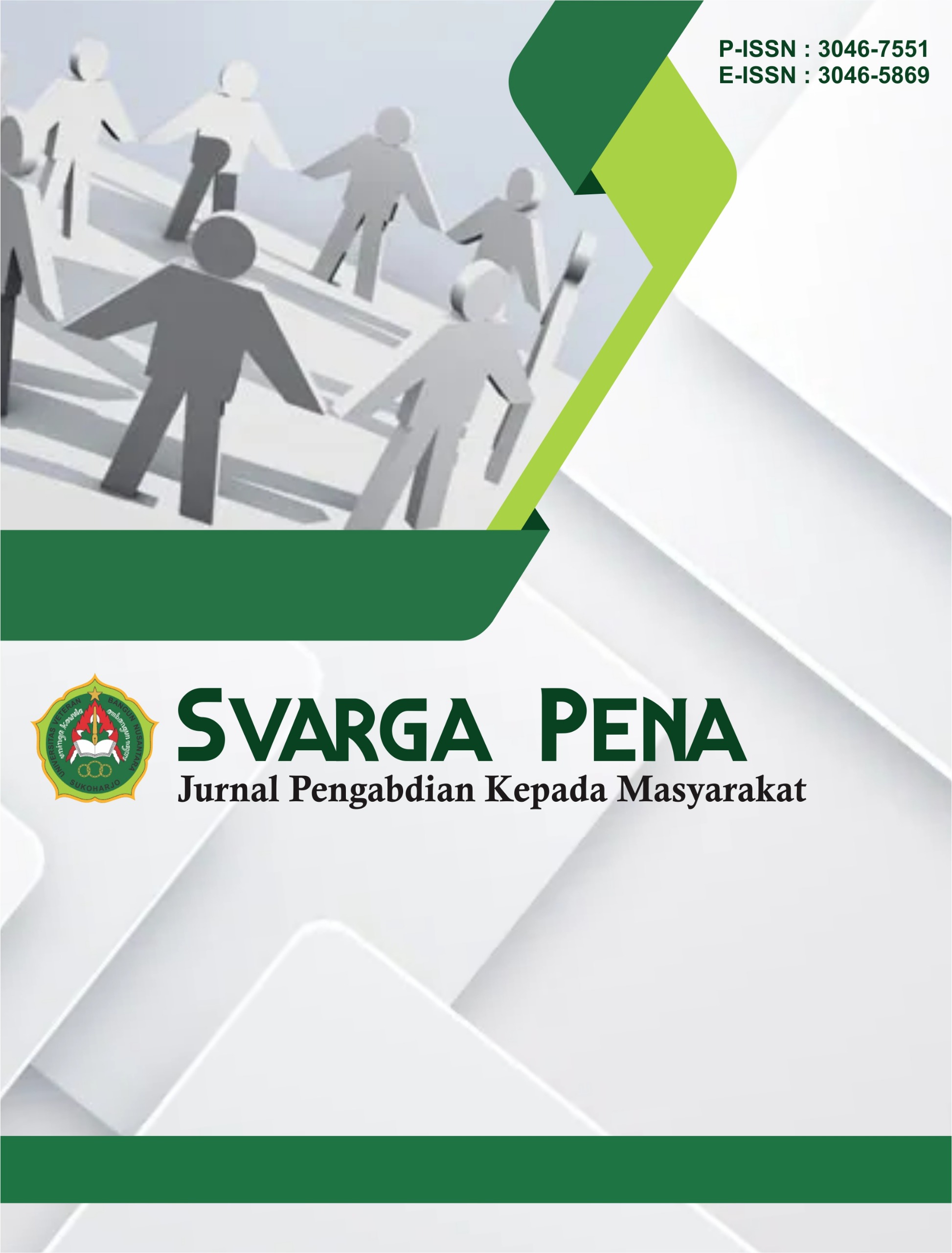 					View Vol. 2 No. 4 (2025): Desember :Svarga Pena : Jurnal Pengabdian Kepada Masyarakat
				